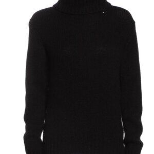 Ralph Lauren Collection Purple Label Cashmere Turtleneck Sweater Black Size L